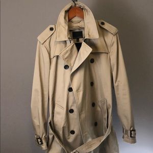 Banana Republic- Tan Tench Overcoat in Small